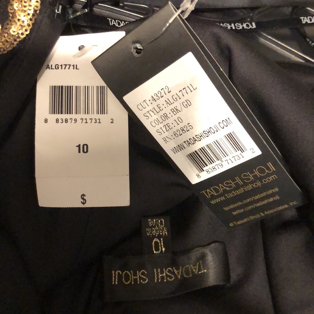 TADASHI SHOJI EVENING cocktail GOWN Dress New - Picture 7 of 11